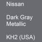 Preview: Nissan, Dark Gray Metallic, KH2 (USA).